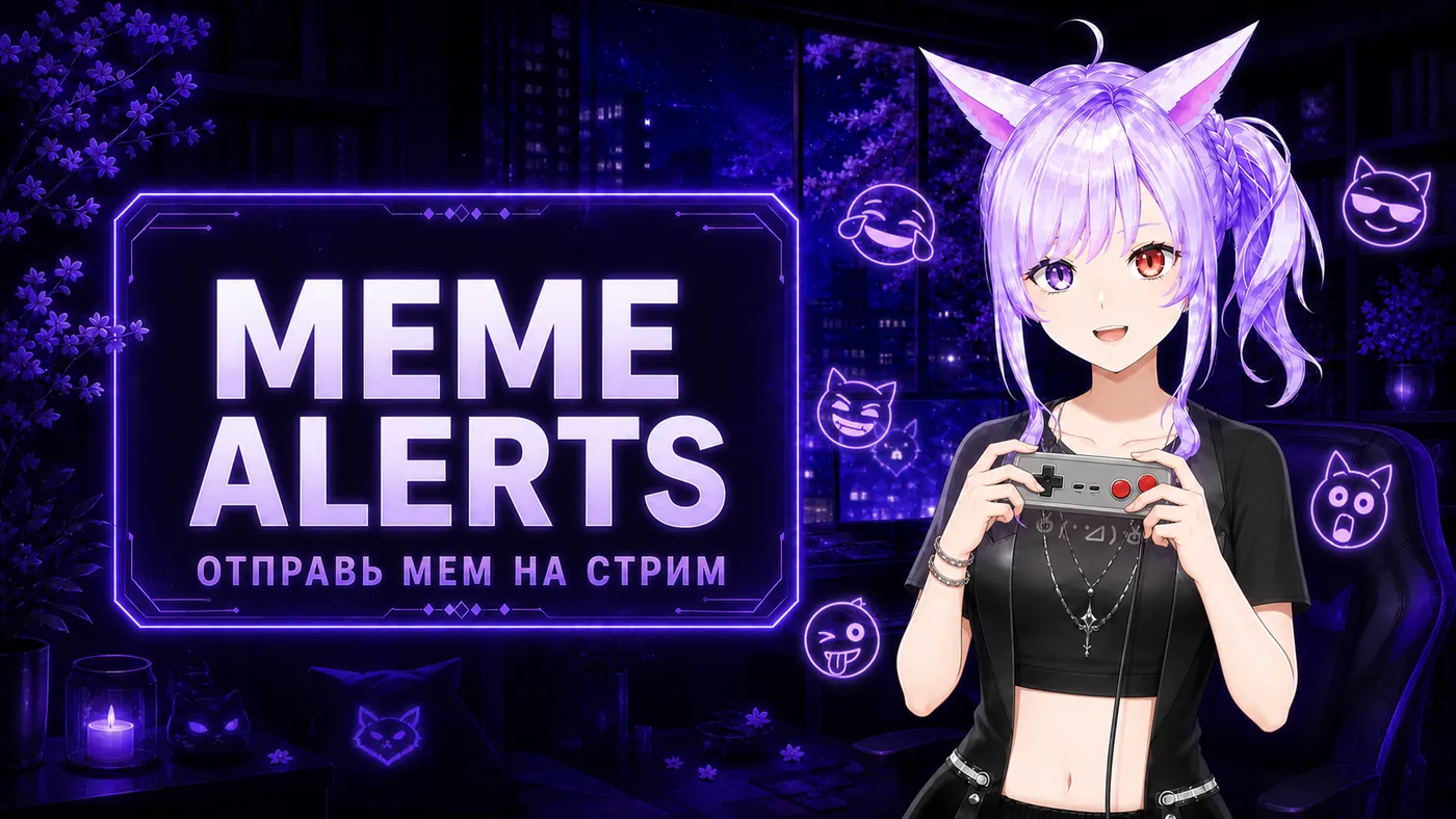 Meme Alerts — отправь мем на стрим